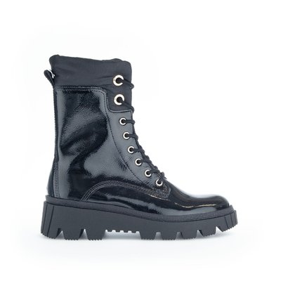 Bottines en suède à talon décroché GABOR