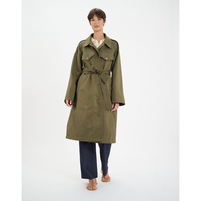Trench Vera en coton kaki INES DE LA FRESSANGE PARIS