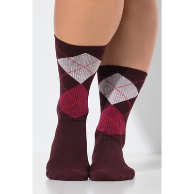 Chaussettes de compression, motif à carreaux ULLA POPKEN