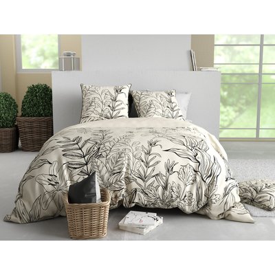 Parure Housse De Couette 3pcs 100% Satin de Coton 120 Fils THAIS C DESIGN HOME TEXTILE