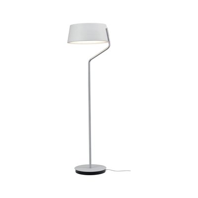 Lampadaire Belaja 22W Blanc, Chrome mat BOUTICA-DESIGN