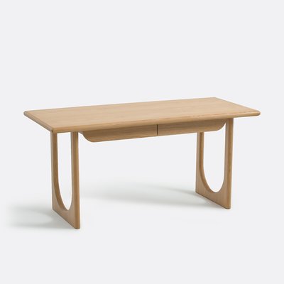 Bureau XL en chêne, 2 tiroirs, Douve LA REDOUTE INTERIEURS