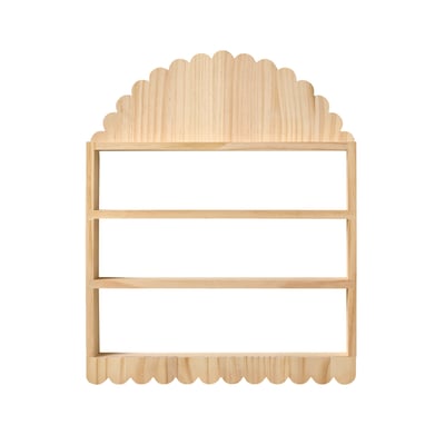 Rangement étagère figurines bois feston VERTBAUDET