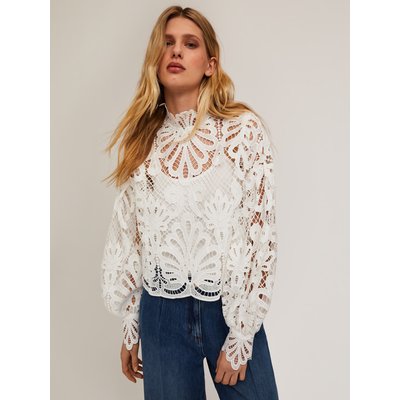 Blouse en dentelle macramé avec top intérieur MOTIVI
