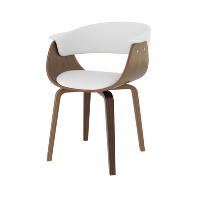 Chaise en cuir synthétique (à l'unité) - PIADA RENDEZ-VOUS DÉCO
