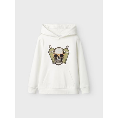 Sweat à capuche avec imprimé tête de mort NAME IT