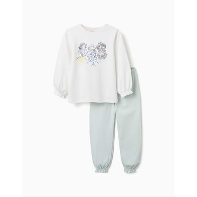 Pyjama long en coton avec Princesses Disney ZIPPY