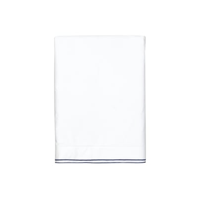 Drap plat en percale de coton, SIMPLICITÉ CHIC BLANC CERISE