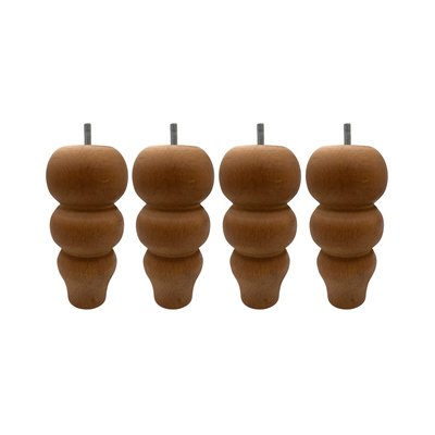 Pied romantique bois (lot de 4) SOMEO