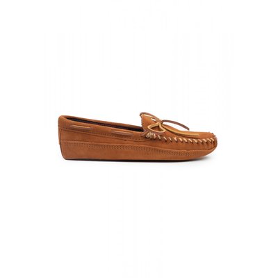 Moccassins en cuir suede 2 BOTTOM FLEECE MINNETONKA