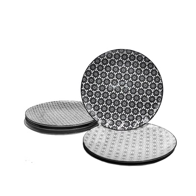 Lot de 6 assiettes à dessert, design 2, KOMAE ARTIME