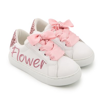 Baskets Enfant En Cuir Mini Simone Flower Girl BONS BAISERS