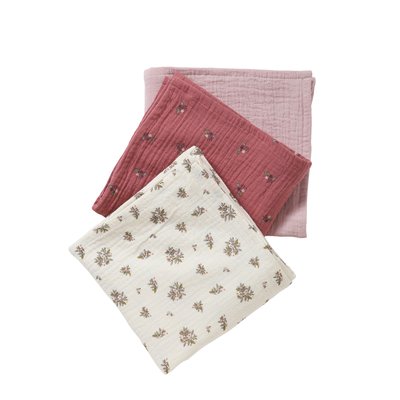 Lot de 3 langes en gaze de coton GRENIER VERTBAUDET
