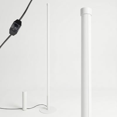 Lampadaire Blanc LED 1 Trang EDEN