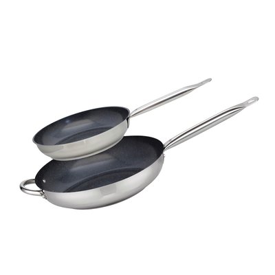 Lot 2 poêles de cuisson avec revêtement céramique sans PFAS ELO