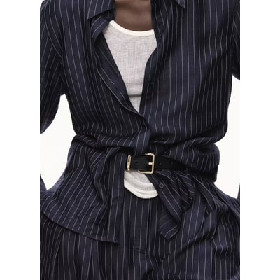 Chemise modal fines rayures MANGO