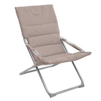 Fauteuil relax de jardin pliable Milos - 3 Positions HESPERIDE