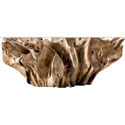 Table basse en racine de teck, ovale, Waary RECOLLECTION