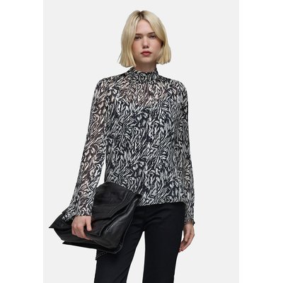 Blusa estampada de manga larga con cuello alto IKKS