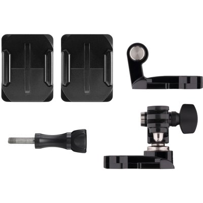 GOPRO Fixation frontale + latérale pour casque