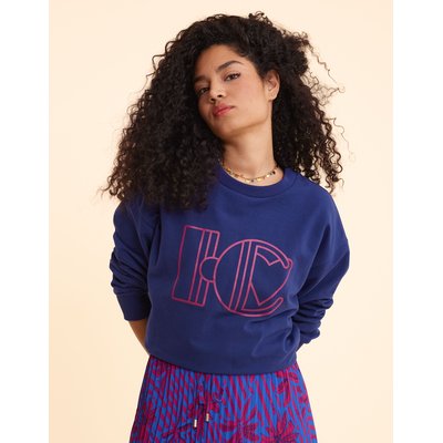 Sweat monogramme flocage gomme ICODE