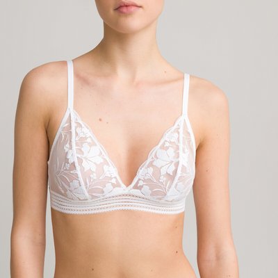 Soutien-gorge sans armatures tulle brodé Jaiya LA REDOUTE COLLECTIONS