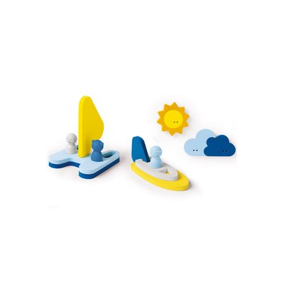 Puzzle de bain 3D Mettre les voiles QUUT