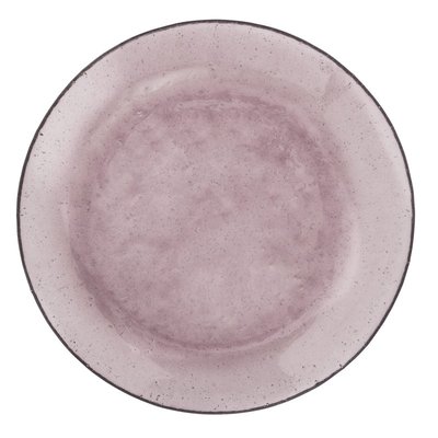 Assiette en verre bullé MADAM STOLTZ