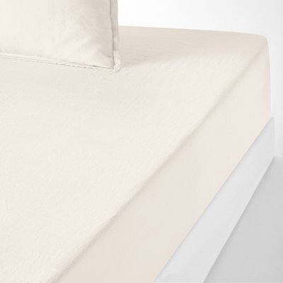 Drap housse lin lavé, bonnet 35 cm, Linot LA REDOUTE INTERIEURS