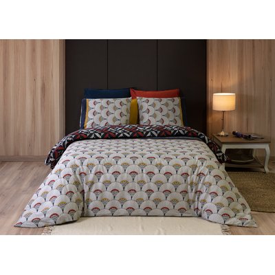 Parure imprimée avec taie(s) et  housse de couette coton, Panka ATELIER DU COTON