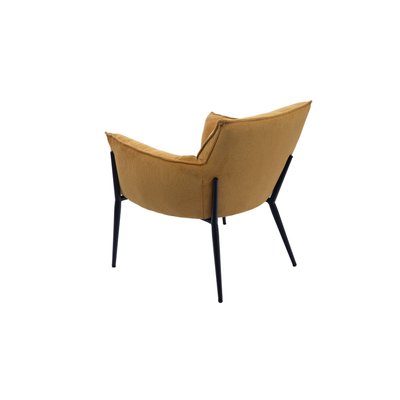 Fauteuil de salon en velours chenille - BRIT AMADEUS