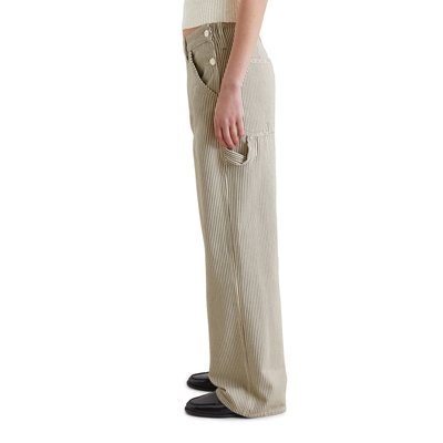Pantalon de travail large en coton organique rayé MARC O’POLO DENIM