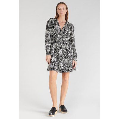 Robe courte imprimée, col V LE TEMPS DES CERISES