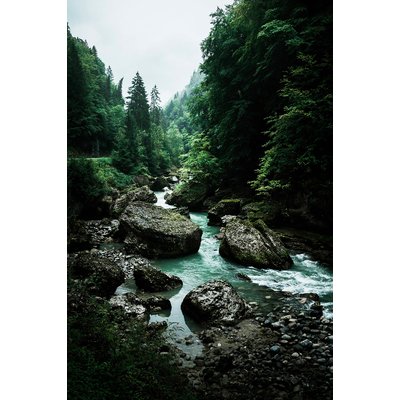 Tableau riviere en montagne HEXOA