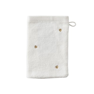 Gant de toilette coton ZEPHIRE CARRE BLANC