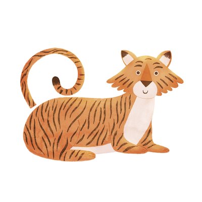 Sticker le tigre YATSUNI LILIPINSO