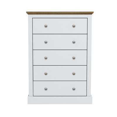 Traditional 5 Drawer Chest SO'HOME
