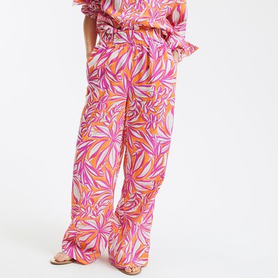 Pantalon large, taille élastiquée, imprimé floral LA REDOUTE COLLECTIONS