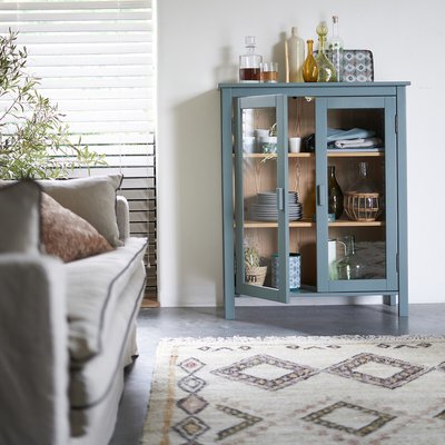 Alvina Solid Pine Low China Cabinet LA REDOUTE INTERIEURS