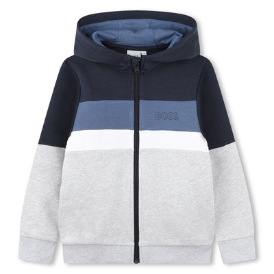 Cardigan à capuche en molleton BOSS KIDSWEAR