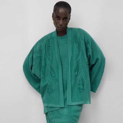 Veste en maille jacquard ADOLFO DOMINGUEZ