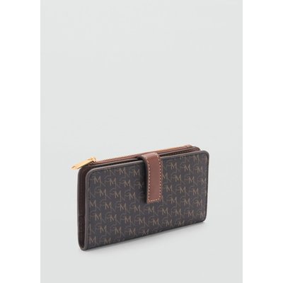 Portefeuille imprimé logo MANGO