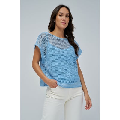T-SHIRT EN CROCHET SALSA JEANS