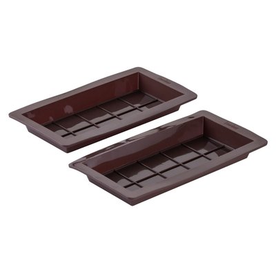Deux moules à tablettes chocolat de Dubaï en silicone Special Creative ZENKER