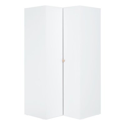Armoire d'Angle Blanche 2 Portes - Stige CALICOSY