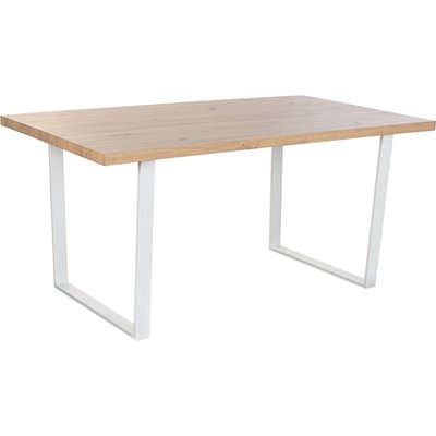 Table de salle à manger style vintage bois et fer RECOLLECTION