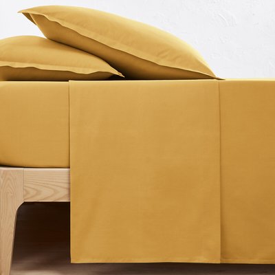 Drap plat uni percale de coton Scenario LA REDOUTE INTERIEURS