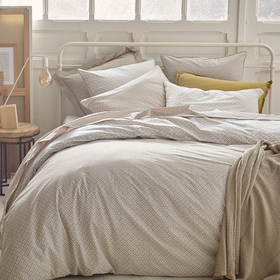 Housse de couette imprimée en percale de coton, ALBA ESSIX