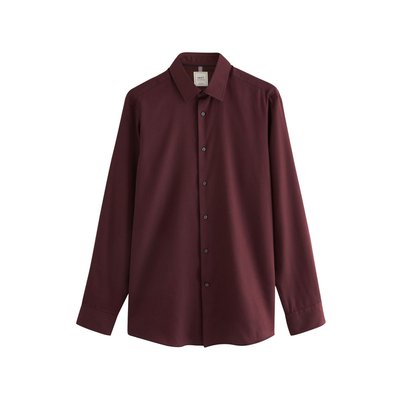 Chemise slim texturée à poignets simples NEXT