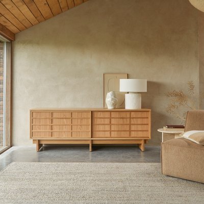 Meuble TV en chêne 200 cm MIU TIKAMOON